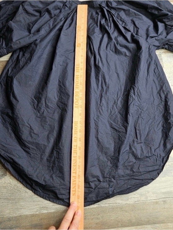 A.L.C. Chloe Blouse In Navy Blue Size 4 - Picture 5 of 9